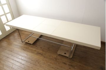 中古　B&B イタリア　Athos(アトス)　特大エクステンションテーブル(ダイニングテーブル)(定価約177万円)(R-056393)