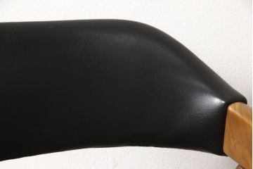 和製ビンテージ　辻木工　チーク材　モダンなデザインのチェア(椅子、イス、ダイニングチェア、ヴィンテージ)(R-056403)