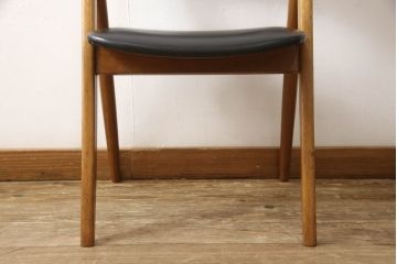 和製ビンテージ　辻木工　チーク材　モダンなデザインのチェア(椅子、イス、ダイニングチェア、ヴィンテージ)(R-056403)