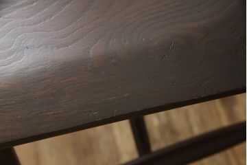 イギリスビンテージ　ERCOL(アーコール)　フープバック　シックな木肌のダイニングチェア(ウィンザーチェア、ワークチェア、椅子、ヴィンテージ、ウインザーチェア)(R-056404)