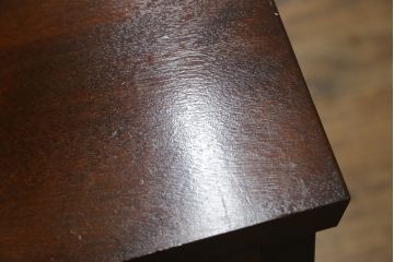 中古　美品　松本民芸家具　A型　4枚引き戸の和モダンなサイドボード(リビングボード)(R-056407)