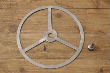 中古　美品　アスプルンド(ASPULUND)取り扱い　イギリス製　HALO(ハロ)　インダストリアルな高級フロアスタンド(テーブルスタンド、照明、フロアライト)(R-056425)