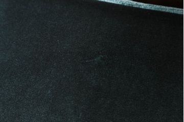 中古　美品　松本民芸家具　洋館に似合う佇まいのD型布張り椅子(ベンチ、アームチェア、1人掛けソファ)(R-056429)