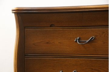中古　美品　松永工房 Continue(カンティーニュ) アンティークカラーのリビングチェスト(サイドボード、サイドチェスト、引き出し、リビングボード)(R-056431)
