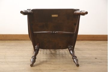 中古　美品　松本民芸家具　#44A型　洋風のクラシカルなデザインが美しいウィンザーチェア(アームチェア、椅子、イス、ウインザーチェア)(定価約18万円)(R-056465)