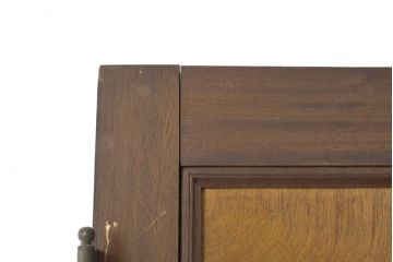 アンティーク建具　迫力のある佇まい!洋館の両開きドア1対(扉、ドア2枚セット)(R-056466)
