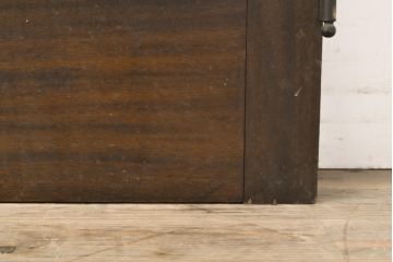 アンティーク建具　迫力のある佇まい!洋館の両開きドア1対(扉、ドア2枚セット)(R-056466)