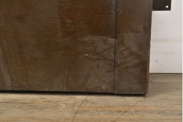 アンティーク建具　迫力のある佇まい!洋館の両開きドア1対(扉、ドア2枚セット)(R-056466)