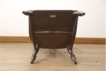 中古　美品　松本民芸家具　#44A型　洋風のクラシカルなデザインが美しいウィンザーチェア(アームチェア、椅子、イス、ウインザーチェア)(定価約18万円)(R-056468)