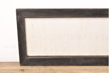 アンティーク建具　整然と並んだ格子が美しい筬欄間1枚(オサランマ、明り取り)(R-056474)