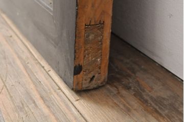 アンティーク建具　大正期　緻密な組子細工が印象的な組子欄間1枚(明り取り、ディスプレイ)(R-056475)