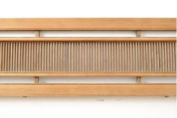 アンティーク建具　凛とした和の雰囲気漂う欄間2枚セット(明かり取り、明り取り)(R-056477)
