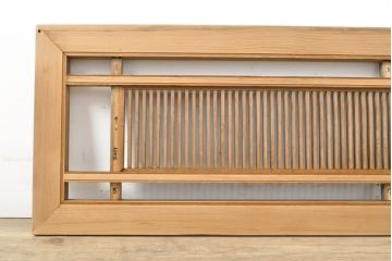アンティーク建具　凛とした和の雰囲気漂う欄間2枚セット(明かり取り、明り取り)(R-056477)