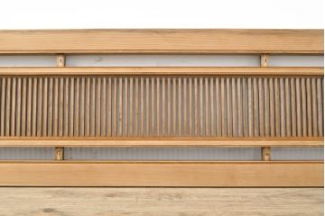 アンティーク建具　凛とした和の雰囲気漂う欄間2枚セット(明かり取り、明り取り)(R-056477)
