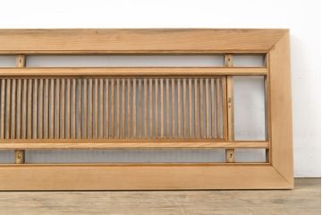 アンティーク建具　凛とした和の雰囲気漂う欄間2枚セット(明かり取り、明り取り)(R-056477)