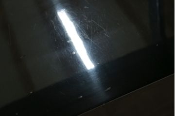 和製ビンテージ　民芸家具　漆塗り　味わい深い牡丹と獅子が描かれた飾り棚(茶棚、収納棚、サイドキャビネット、ヴィンテージ)(R-056483)