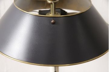 和製ヴィンテージ　山菊工芸　高級感漂うデザインが魅力的なテーブルスタンド(テーブルランプ、卓上照明、シェード、ビンテージ)(R-056499)