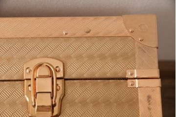 中古　美品　希少な廃盤品!BALS東京　森田恭通デザインの上品なトランクケース(収納、ボックス)(定価約20万円)(R-056525)