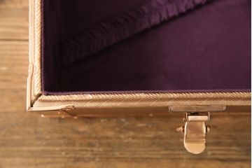 中古　美品　希少な廃盤品!BALS東京　森田恭通デザインの上品なトランクケース(収納、ボックス)(定価約20万円)(R-056526)