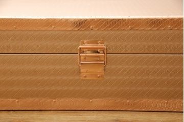 中古　美品　希少な廃盤品!BALS東京　森田恭通デザインの上品なトランクケース(収納、ボックス)(定価約20万円)(R-056526)