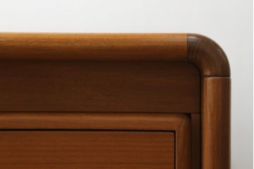 デンマークビンテージ　チーク材　北欧・ミッドセンチュリー　天板広々サイズの上質な両袖机(ニーホールデスク、作業デスク、机、ヴィンテージ、在宅用、在宅ワーク)(R-056528)