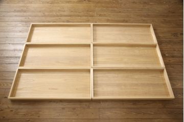 中古　洗練された佇まいが美しい加茂総桐箪笥(胴厚)(総桐たんす、引き出し、チェスト、着物箪笥、和タンス)(R-056530)