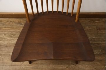 ヴィンテージ　ジョージナカシマ　LOUNGE CHAIR　CN102　ウォールナット　モダンに洗練された佇まいのラウンジチェア(ジョージ・ナカシマ、イス、椅子、ビンテージ)(R-056537)