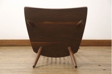 ヴィンテージ　ジョージナカシマ　LOUNGE CHAIR　CN102　ウォールナット　モダンに洗練された佇まいのラウンジチェア(ジョージ・ナカシマ、イス、椅子、ビンテージ)(R-056538)