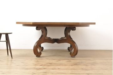 中古　DREXEL HERITAGE(ドレクセルヘリテイジ)  ESPERANTO(エスペラント) エクステンションテーブル(センターテーブル、ダイニングテーブル、ドローリーフテーブル)(R-056546)