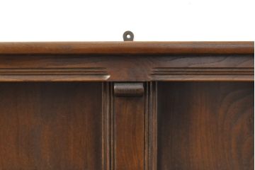 中古　美品　ERCOL(アーコール)　おしゃれなディスプレイが楽しめる壁掛け収納棚(飾り棚、ウォールラック、ウォールシェルフ)(R-056548)
