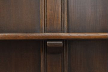 中古　美品　ERCOL(アーコール)　おしゃれなディスプレイが楽しめる壁掛け収納棚(飾り棚、ウォールラック、ウォールシェルフ)(R-056548)