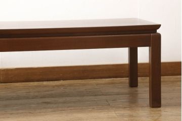 デンマークビンテージ　北欧家具　チーク材製　横長サイズのセンターテーブル(ローテーブル、ヴィンテージ)(R-056549)