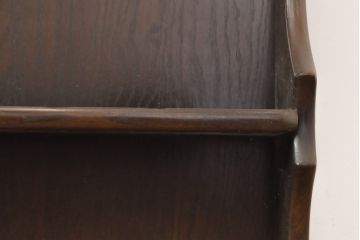 中古　美品　ERCOL(アーコール)　おしゃれなディスプレイが楽しめる壁掛け収納棚(飾り棚、ウォールラック、ウォールシェルフ)(R-056550)