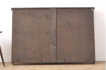 中古　美品　ERCOL(アーコール)　おしゃれなディスプレイが楽しめる壁掛け収納棚(飾り棚、ウォールラック、ウォールシェルフ)(R-056550)