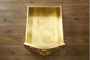 中古　SILIK(シリック)　EOLOシリーズ　842K　ロココ調　チェスト付き　サイドテーブル付き　ゴージャスな雰囲気あふれる2人掛けソファ(二人掛けソファ、2P、3人掛け)(定価約180万円)(R-056552)