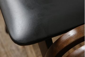ヴィンテージ家具　秋田木工　曲木家具　NO.202　おしゃれなミッドセンチュリースタイルのスタッキングスツール3脚セット(スツール、椅子、ビンテージ)(R-056554)