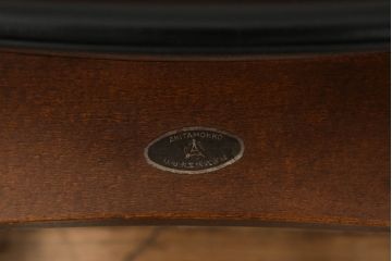 ヴィンテージ家具　秋田木工　曲木家具　NO.202　おしゃれなミッドセンチュリースタイルのスタッキングスツール3脚セット(スツール、椅子、ビンテージ)(R-056554)