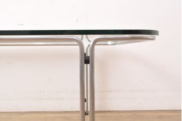 ドイツビンテージ　mobilia(モビリア)社取り扱い　キルインターナショナル(Kill International)　ホルスト・ブリューニング (Horst Bruning)デザイン　センターテーブル(ローテーブル、コーヒーテーブル、ヴィンテージ)(R-056557)