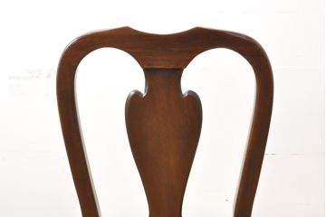 中古　DREXEL HERITAGE(ドレクセルヘリテイジ)　VINTAGE CHERRY(ビンテージチェリー)シリーズの猫脚付きチェア2脚セット(ダイニングチェア、椅子、イス)(R-056560)