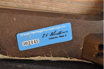 中古　DREXEL HERITAGE(ドレクセルヘリテイジ)　VINTAGE CHERRY(ビンテージチェリー)シリーズの猫脚付きチェア2脚セット(ダイニングチェア、椅子、イス)(R-056560)