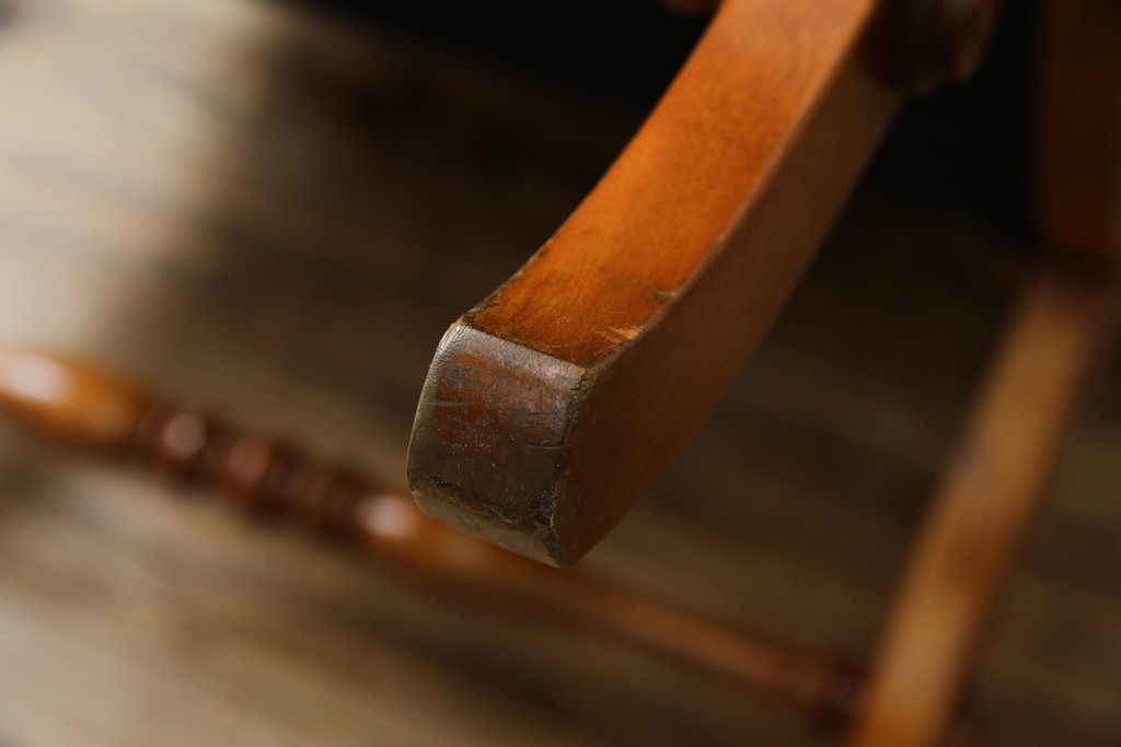 中古　横浜ダニエル(daniel)　ヨーロピアンな部屋づくりにおすすめ!ブーツワイドアームチェア　定価約30万円　(R-056566)