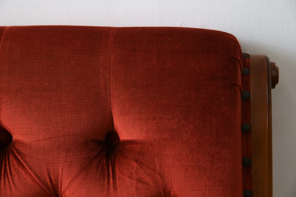 中古　横浜ダニエル(daniel)　ヨーロピアンな部屋づくりにおすすめ!ブーツワイドアームチェア　定価約30万円　(R-056566)