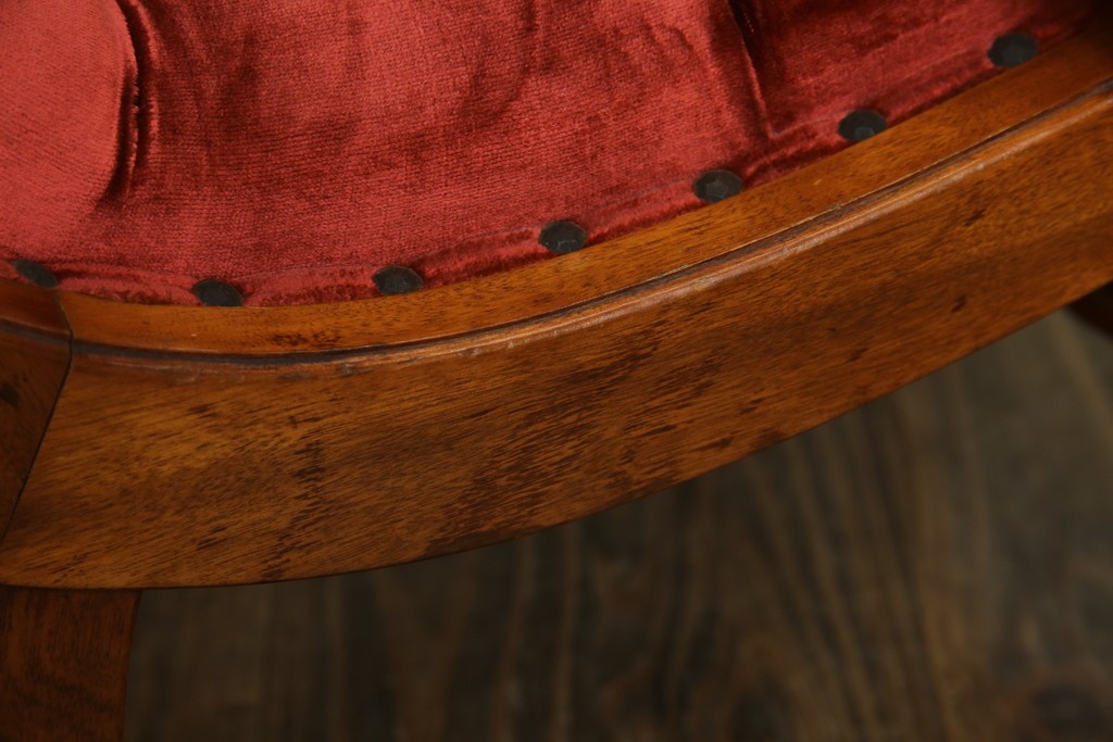 中古　横浜ダニエル(daniel)　ヨーロピアンな部屋づくりにおすすめ!ブーツワイドアームチェア　定価約30万円　(R-056566)