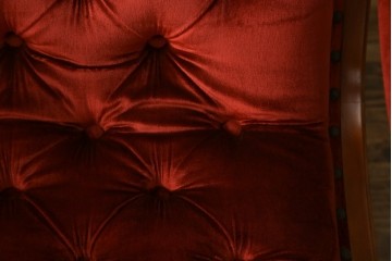 中古　横浜ダニエル(daniel)　ヨーロピアンな部屋づくりにおすすめ!ブーツワイドアームチェア　定価約30万円　(R-056567)