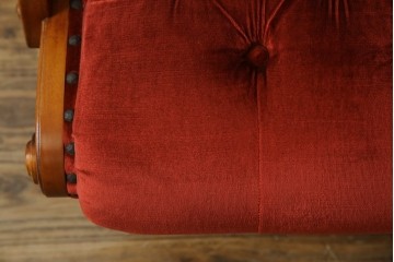 中古　横浜ダニエル(daniel)　ヨーロピアンな部屋づくりにおすすめ!ブーツワイドアームチェア　定価約30万円　(R-056567)