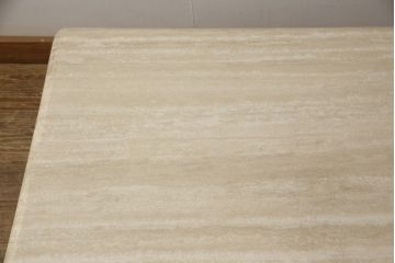 ヨーロッパビンテージ　イタリア高級家具　天板大理石　上品な佇まいが魅力のセンターテーブル(ローテーブル、ヴィンテージ)(R-056576)