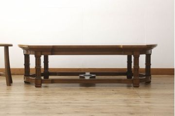 中古　DREXEL HERITAGE(ドレクセルヘリテイジ)　FRANCESCA(フランチェスカ)シリーズ　重厚でクラシカルなデザインのセンターテーブル(定価約56万円)(カクテルテーブル、ローテーブル)(R-056577)