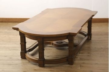 中古　DREXEL HERITAGE(ドレクセルヘリテイジ)　FRANCESCA(フランチェスカ)シリーズ　重厚でクラシカルなデザインのセンターテーブル(定価約56万円)(カクテルテーブル、ローテーブル)(R-056577)