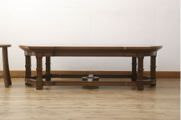 中古　DREXEL HERITAGE(ドレクセルヘリテイジ)　FRANCESCA(フランチェスカ)シリーズ　重厚でクラシカルなデザインのセンターテーブル(定価約56万円)(カクテルテーブル、ローテーブル)(R-056577)