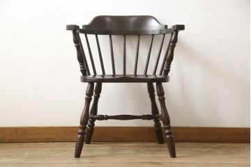 ビンテージ 松本民芸家具 #91型 クラシカルで高級感たっぷりのキャプテンチェア(R-056604)